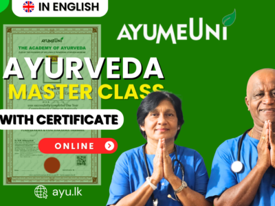 Ayurveda Master Class with Certificate