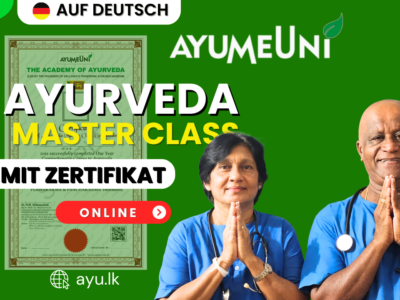 Ayurveda Master Class mit Zertifikat